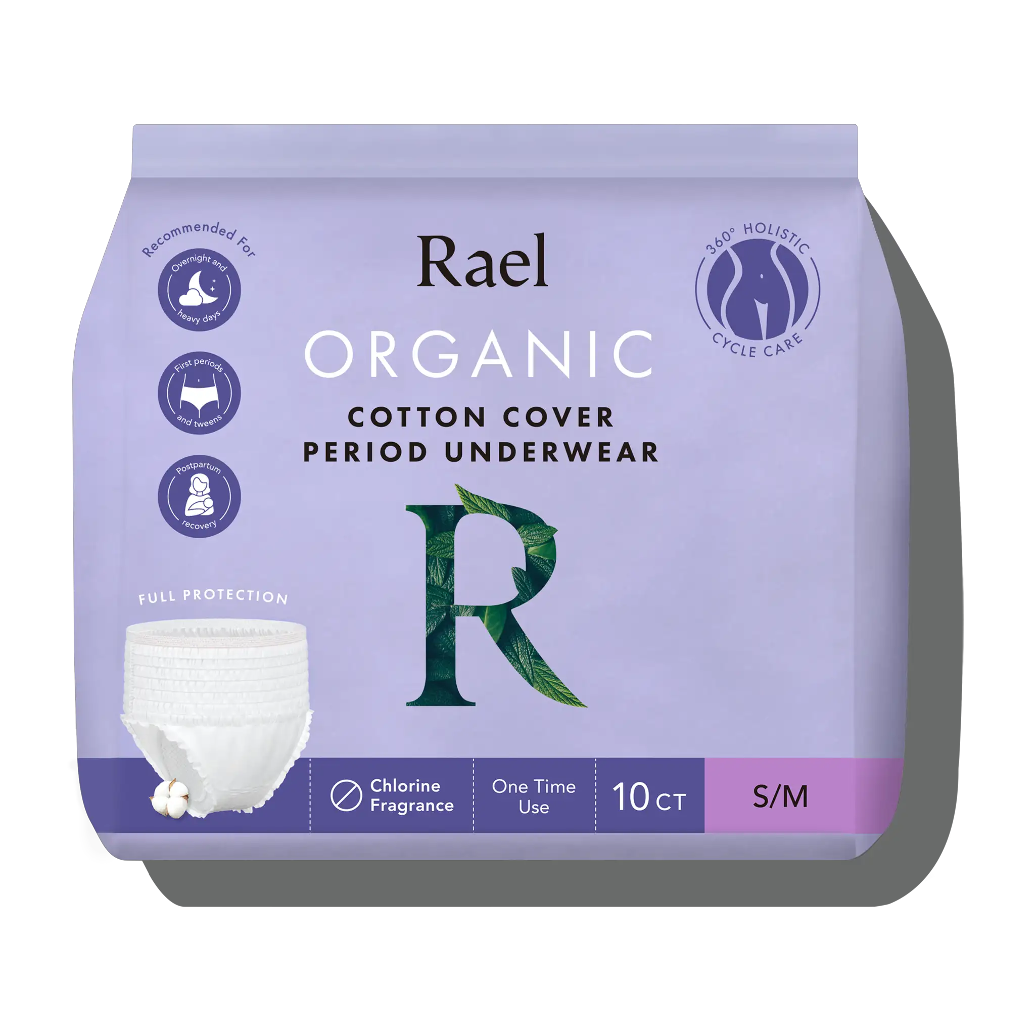 Organic Cotton Cover Disposable Period Underwear Disposable Period Underwear Rael