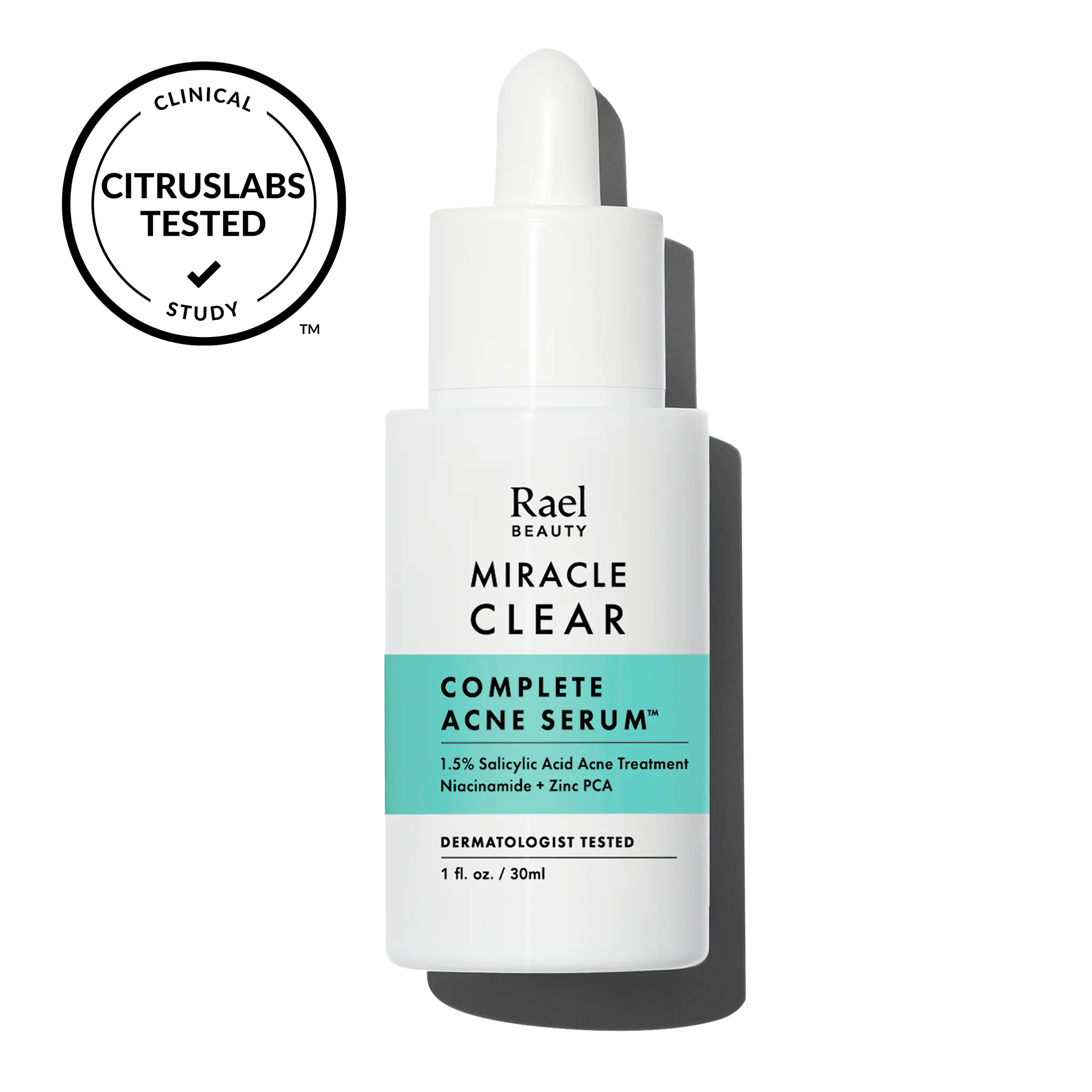 Miracle Clear Complete Acne Serum | Rael Miracle Clear Complete Acne Serum | Rael