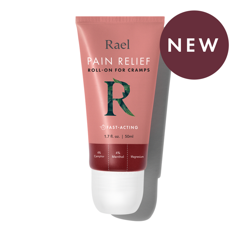 Rael Topical Menstrual Cramp Pain Relief Roll On