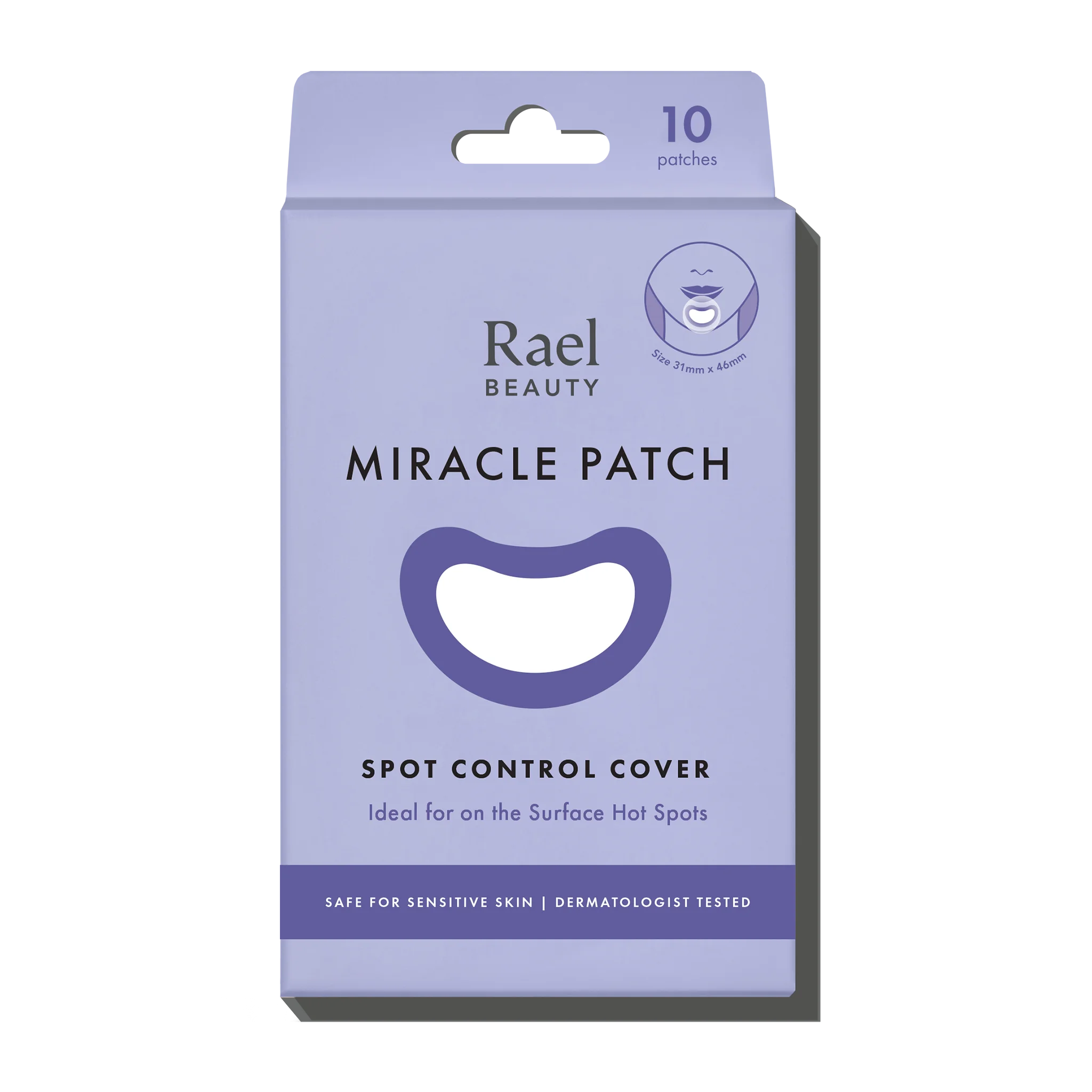 Rael Beauty Miracle Patch packaging on a white background