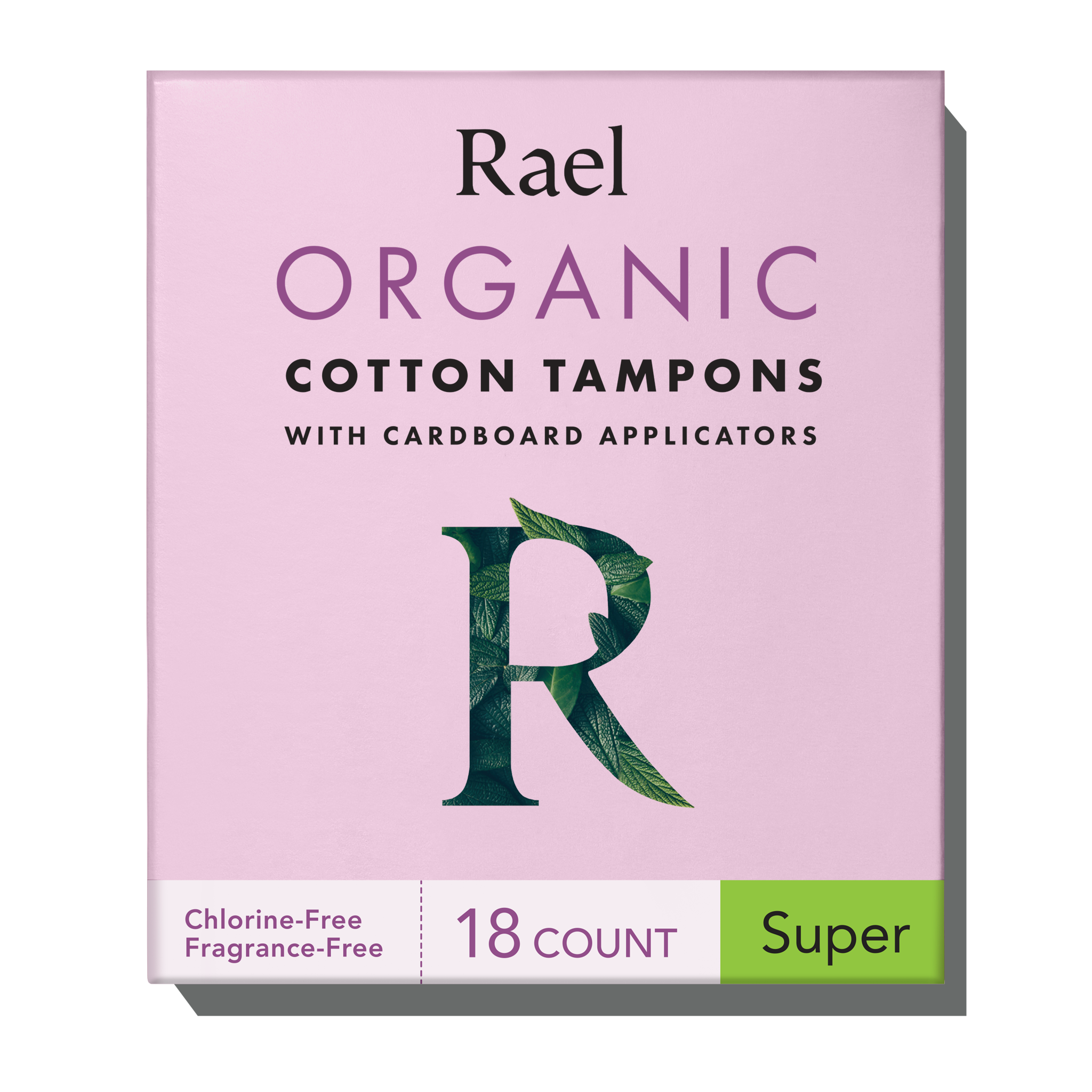 Cardboard Applicator Tampons Made With Organic Cotton