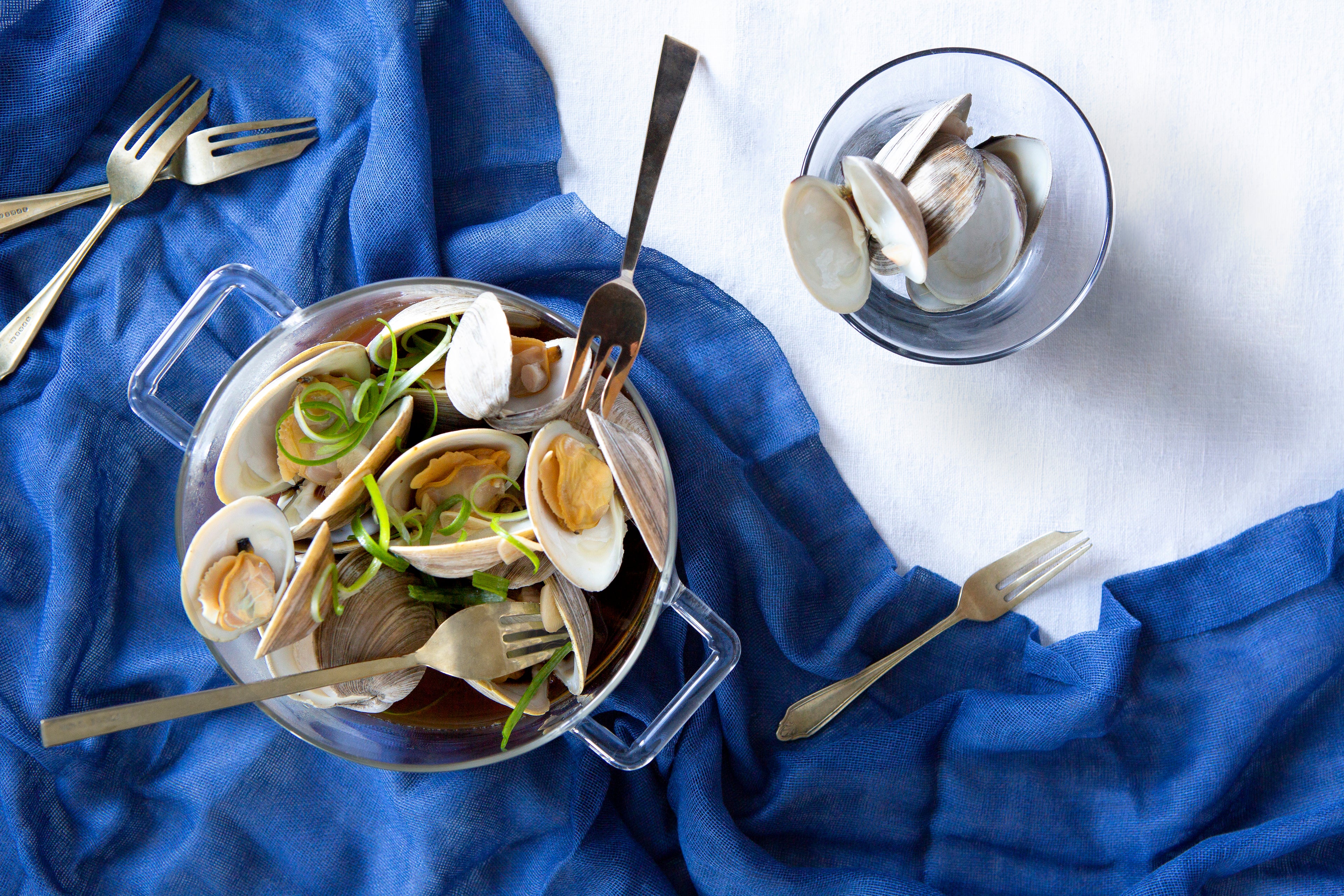 For when you’re bloated and sleep-deprived: Miso Clams