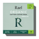 A box of Rael Organic Cotton Cover Pads with leaklocker, shown on a clean white background with a soft shadow. The packaging is a muted sage green with dark green accents, including a large decorative letter 'R' made of leaves, and a green badge indicating 'Large' and '14 count'.