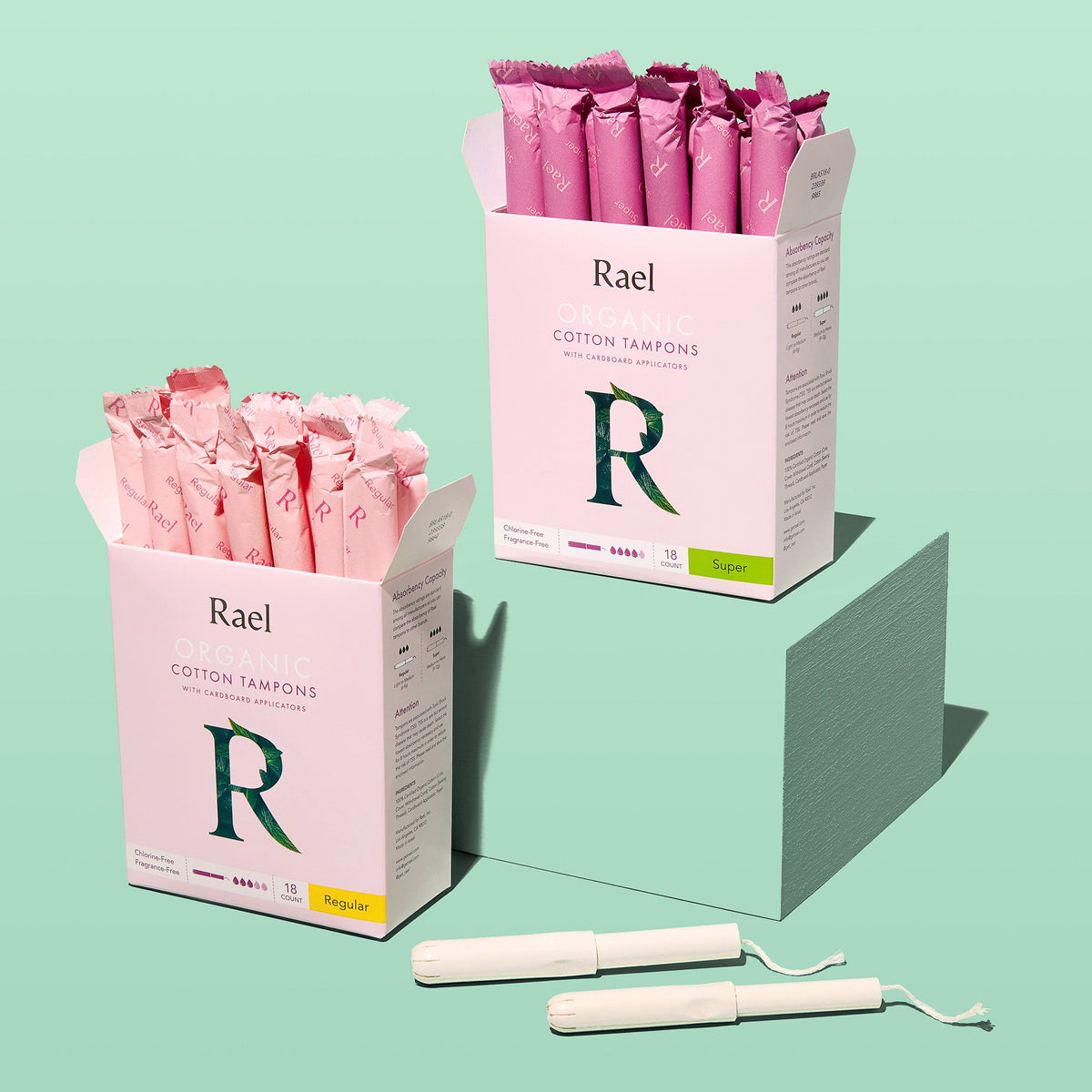 Paper Tampons Super Cardboard Applicator Tampons Made With Organic Cotton – Rael