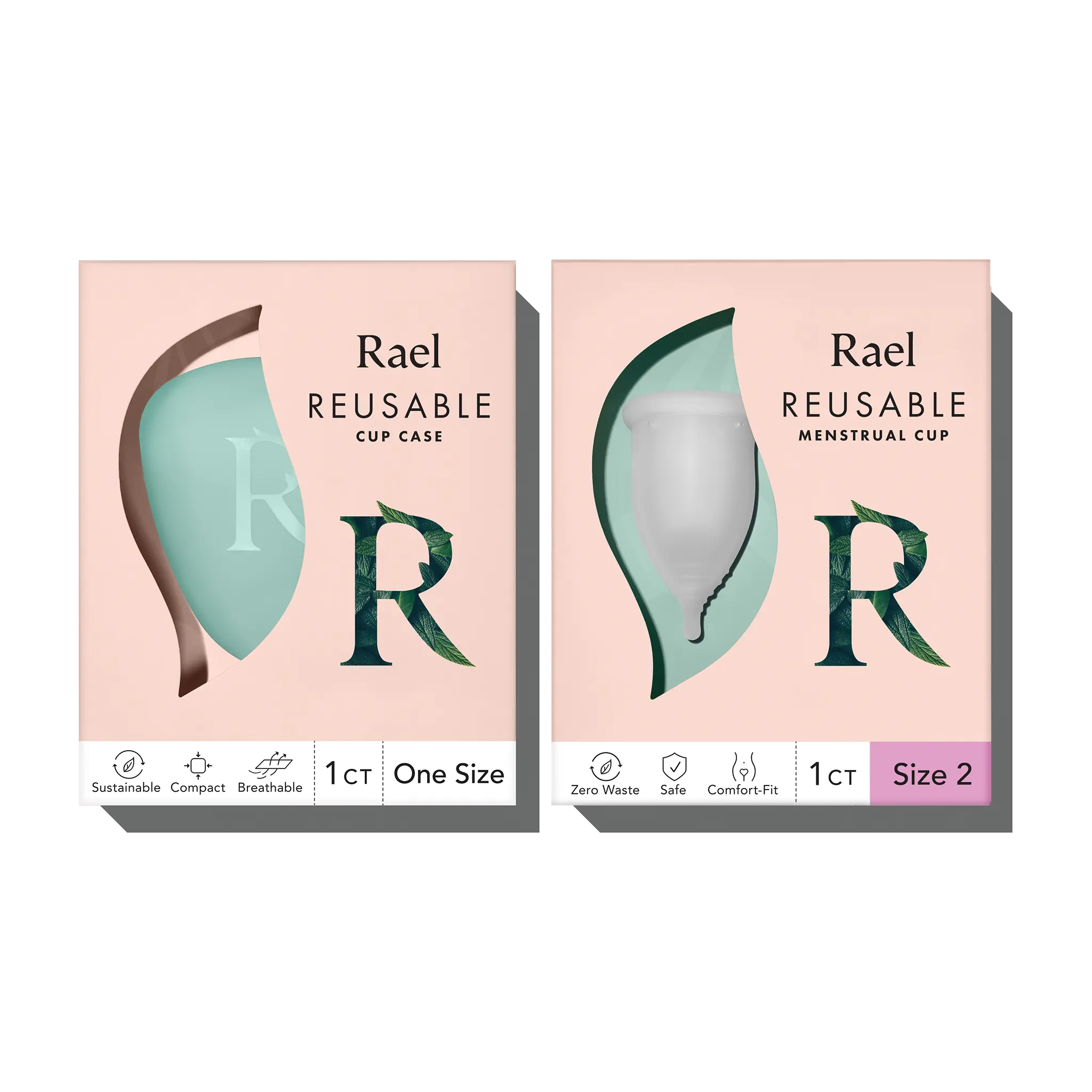 Reusable Menstrual Cup & Case Set