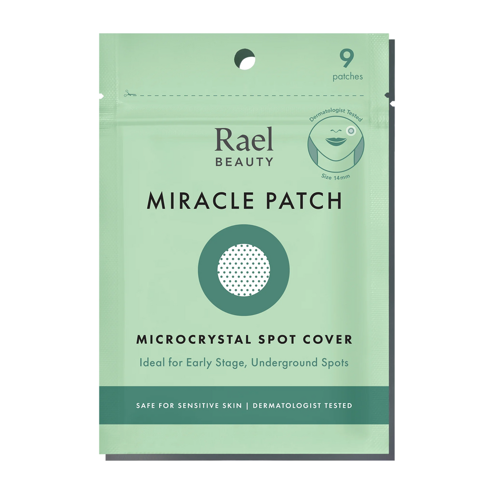 Rael Beauty Miracle Patch Microcrystal Spot Cover packaging on a white background