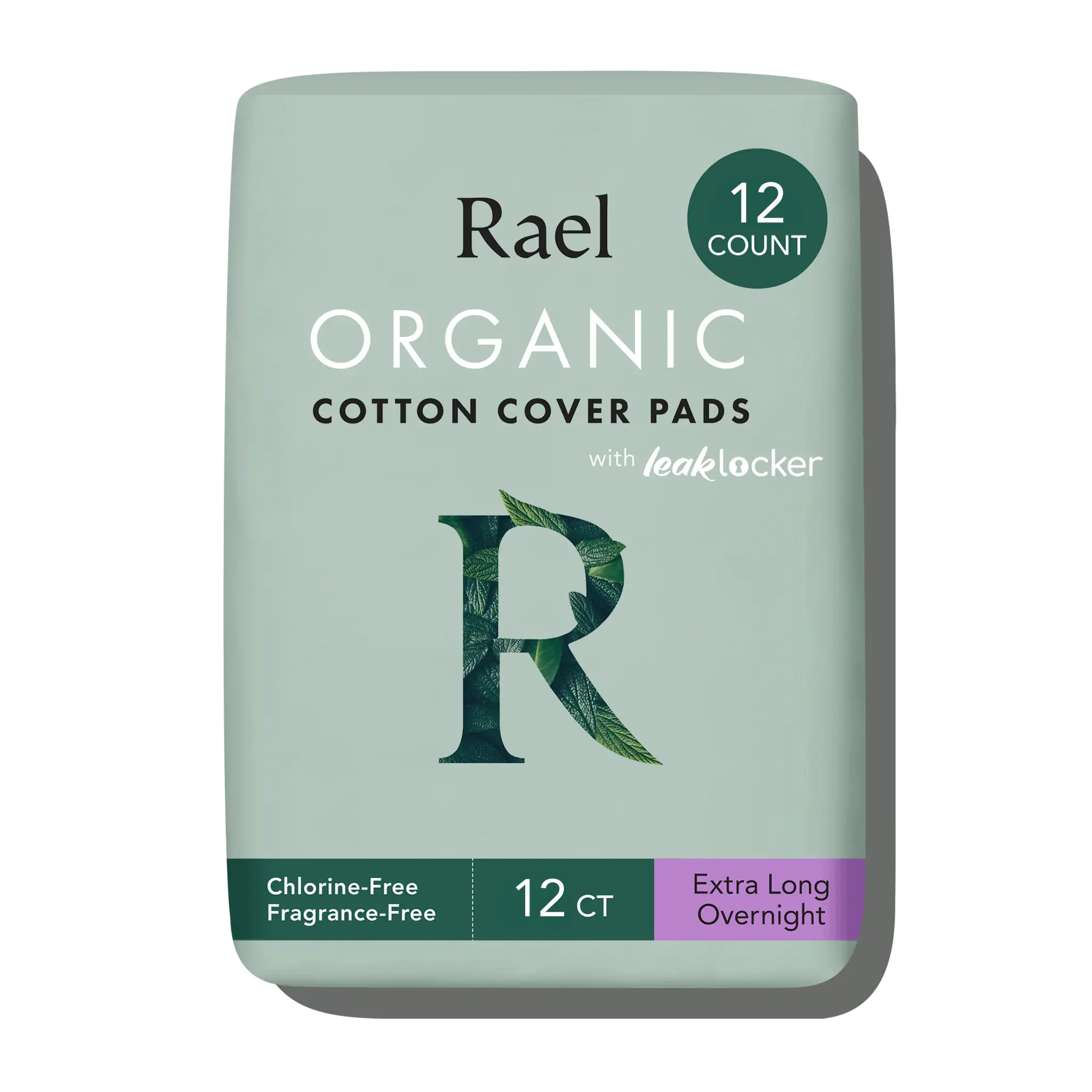 Organic cotton cover overnight pads