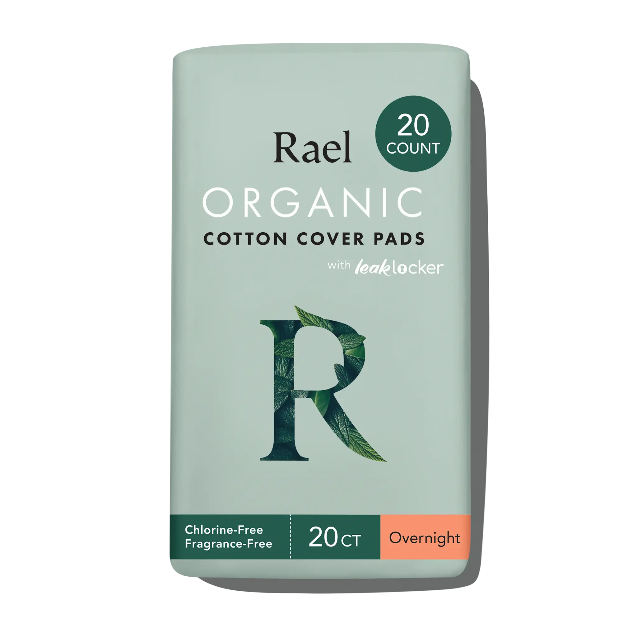 Organic cotton cover overnight pads