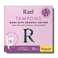 Regular Compact Tampons Made With Organic Cotton