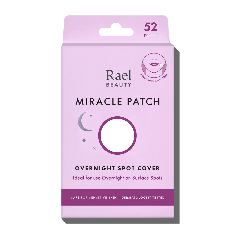 Rael Beauty Miracle Patch Overnight Spot Cover packaging on a white background