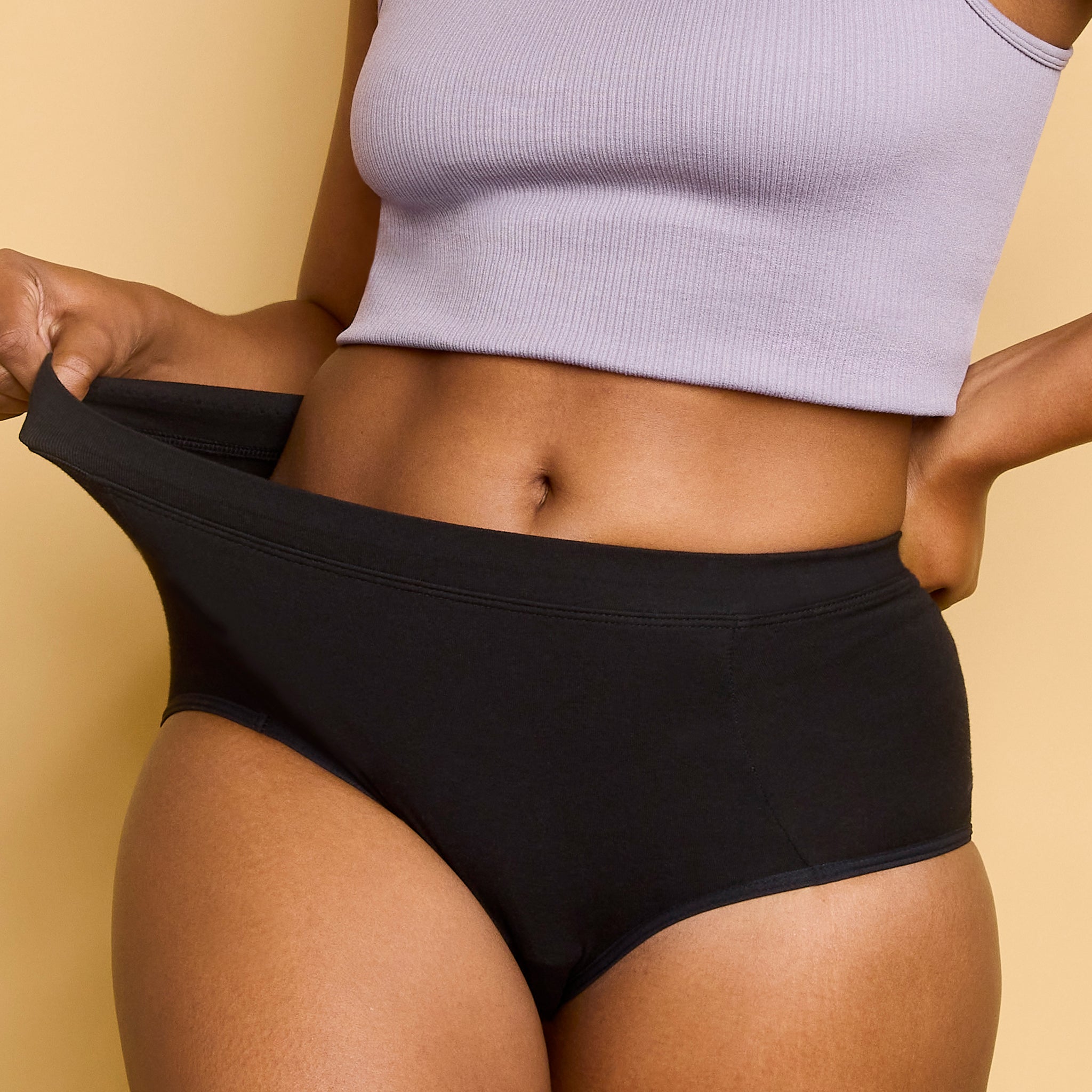 High-Waist Reusable Period Underwear, Period Panties