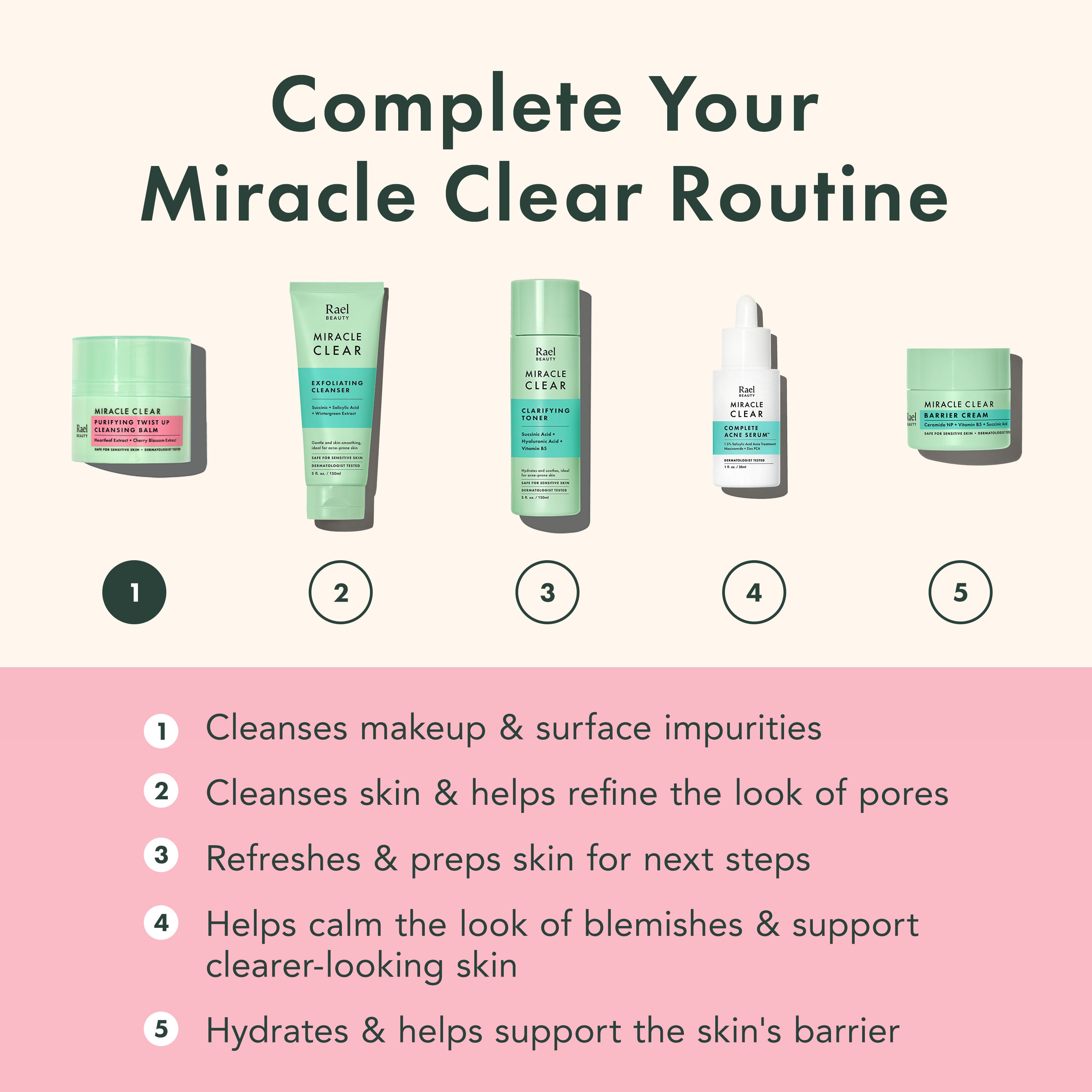 Miracle Clear Purifying Twist Up Cleansing Balm – Rael