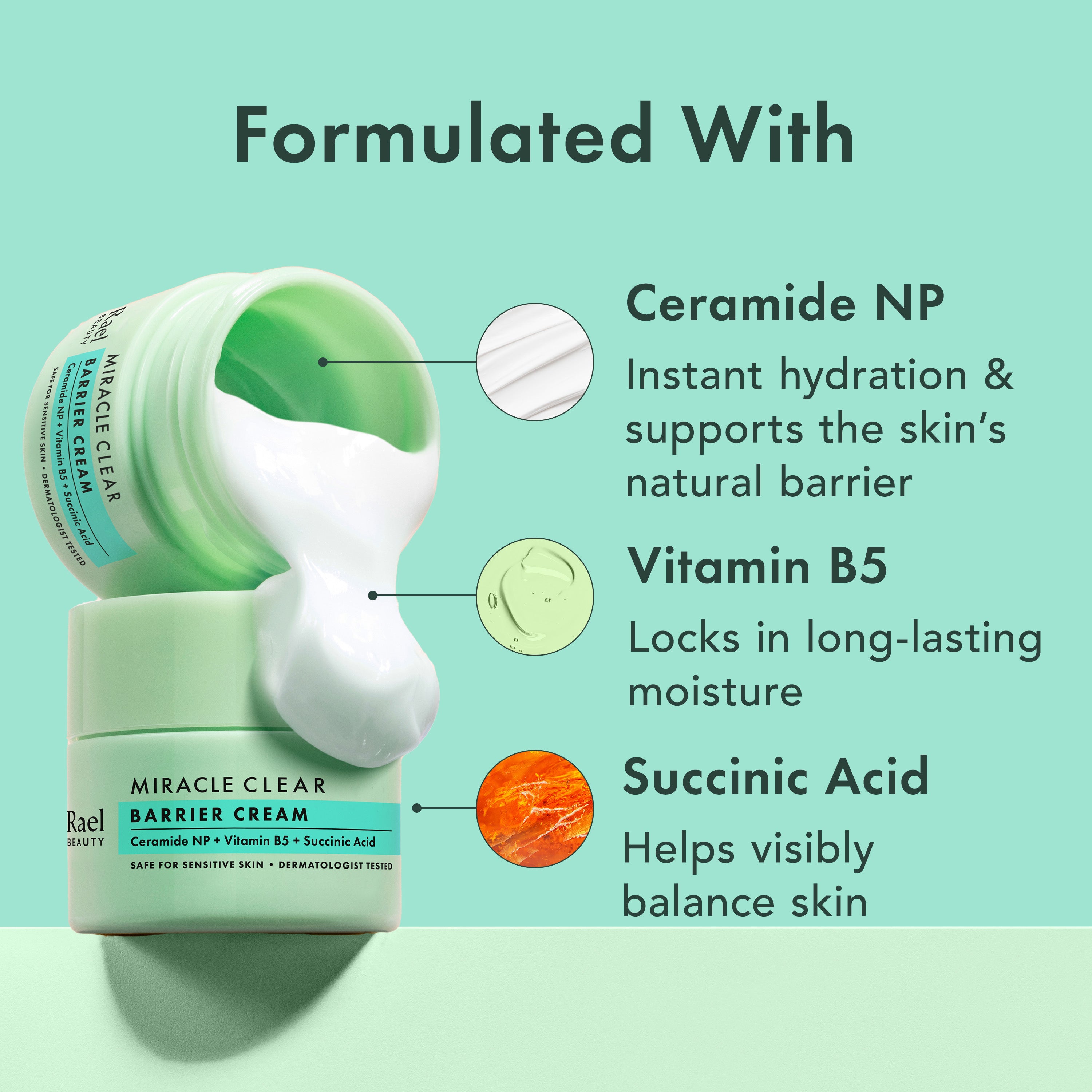 フェイスクリーム Akariel Miracle Clear Barrier Cream for Face | Rael
