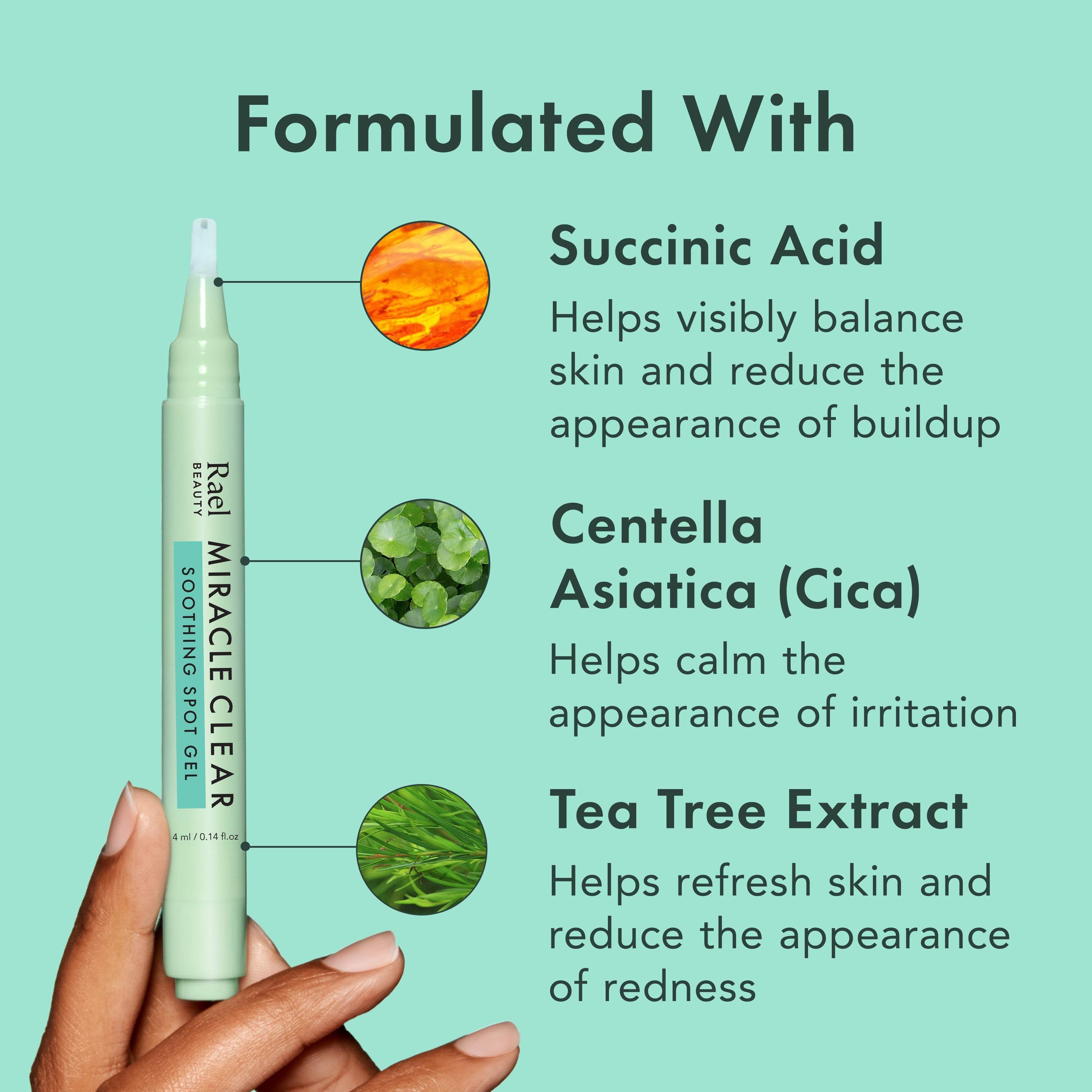 Miracle Clear Soothing Spot Gel | Acne Gel Treatment | Rael