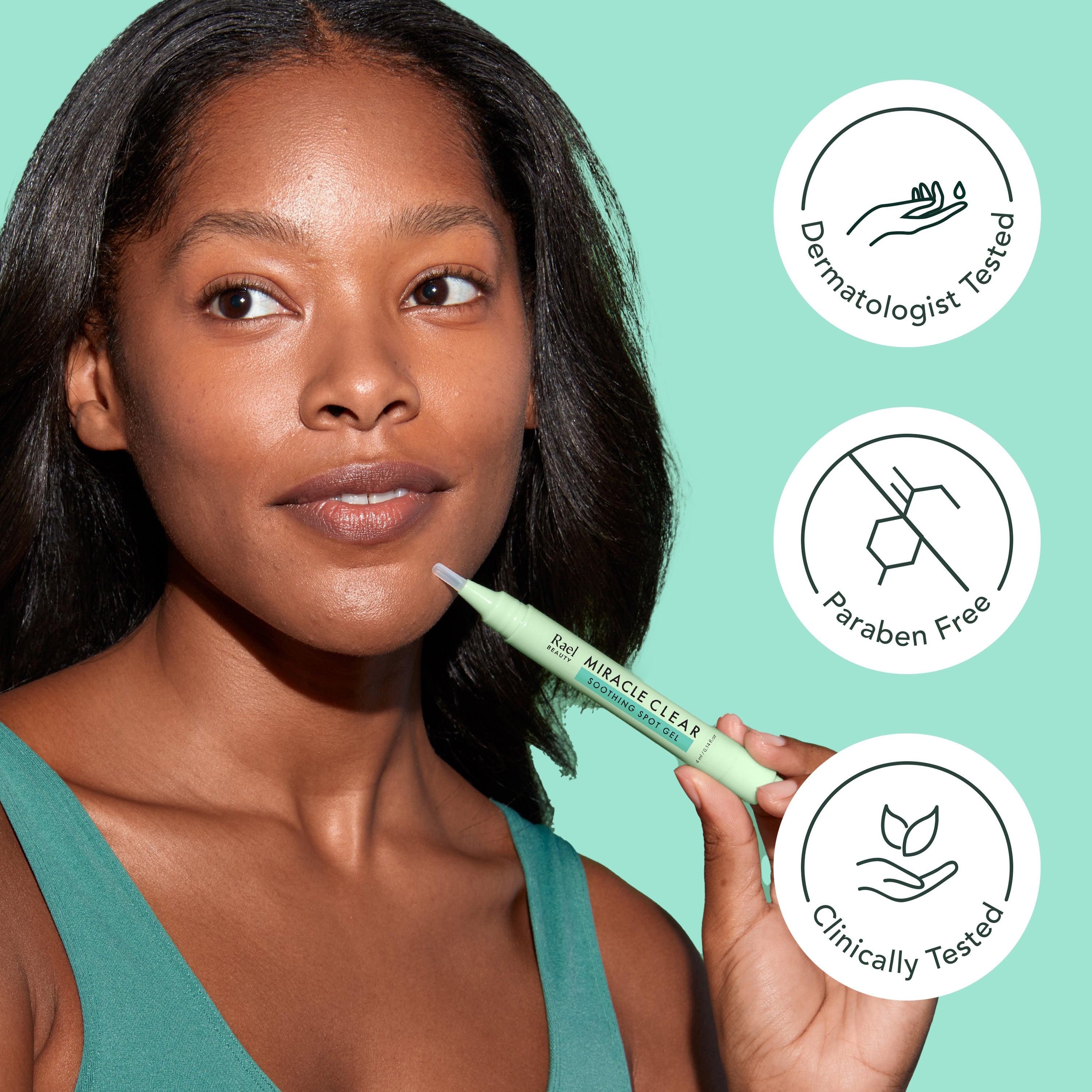 Miracle Clear Soothing Spot Gel | Acne Gel Treatment | Rael