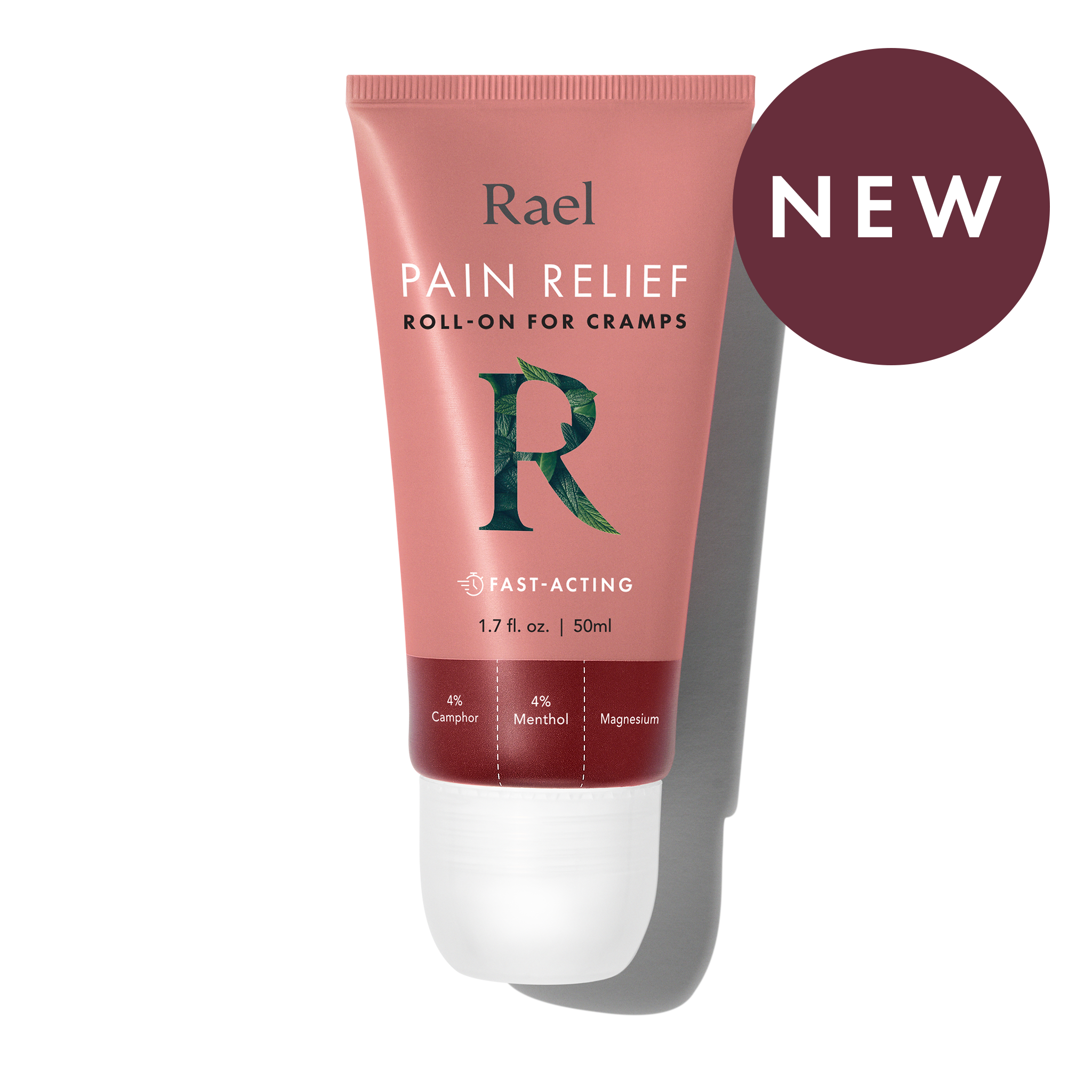 Rael Topical Menstrual Cramp Pain Relief Roll On