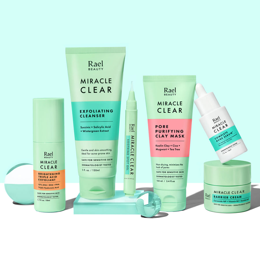 Best Facial Cleanser | Miracle Clear Exfoliating Cleanser | Rael