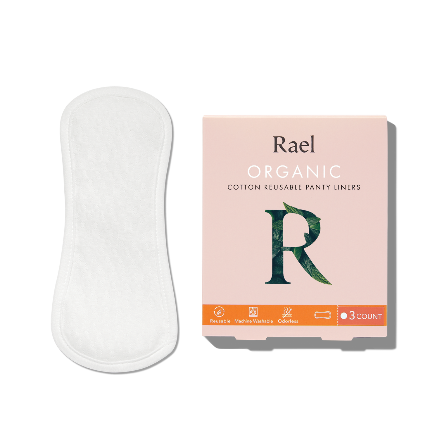 Organic Cotton Reusable Panty Liners Rael
