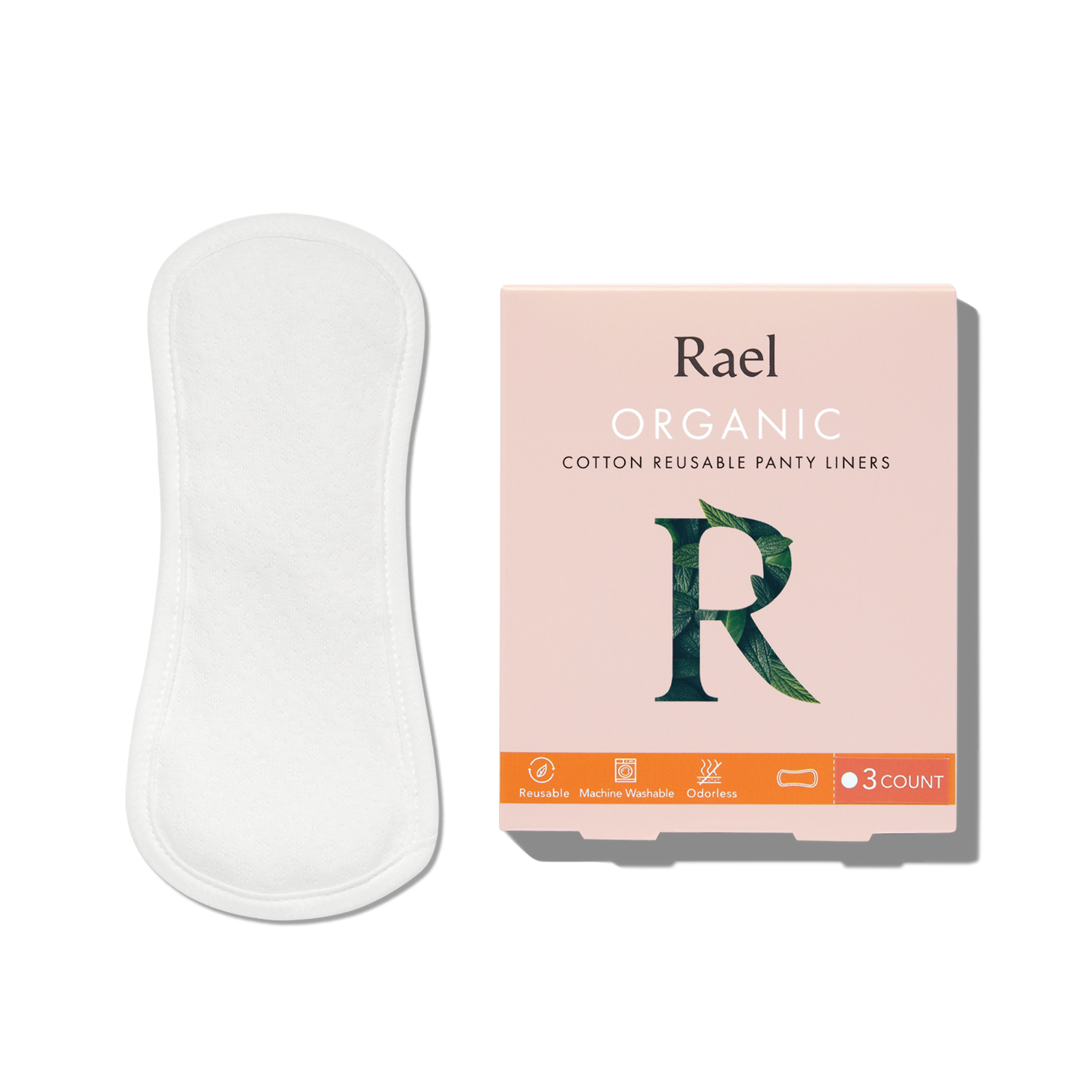 Organic Cotton Reusable Panty Liners Rael